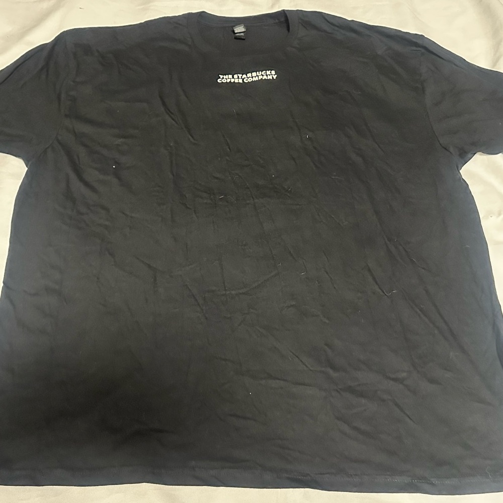 Starbucks coffee Gildan Black Short Sleeve Tee unisex round neck